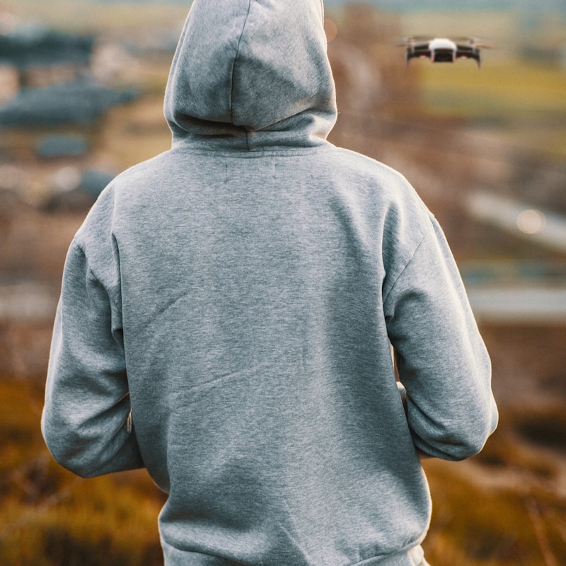Men's Casual Gray Hoodie