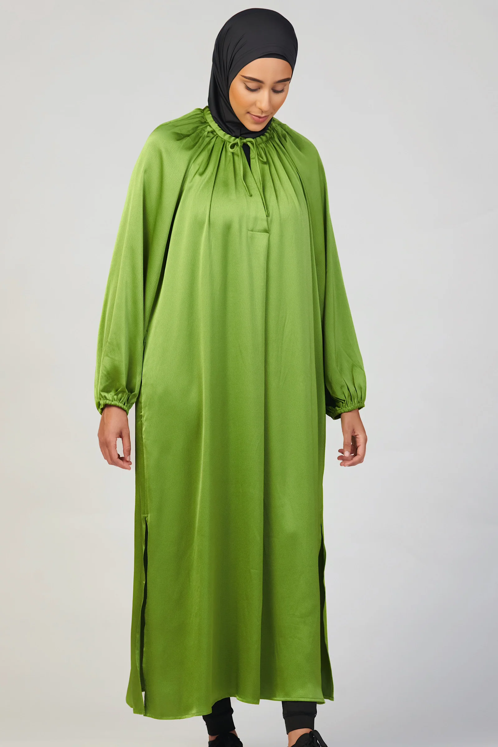 Fahsasaxiong Sage Dress - Image 2