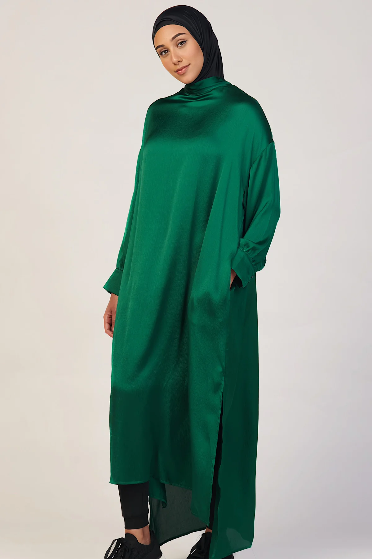 Fahsasaxiong Maxi Dress - Emerald