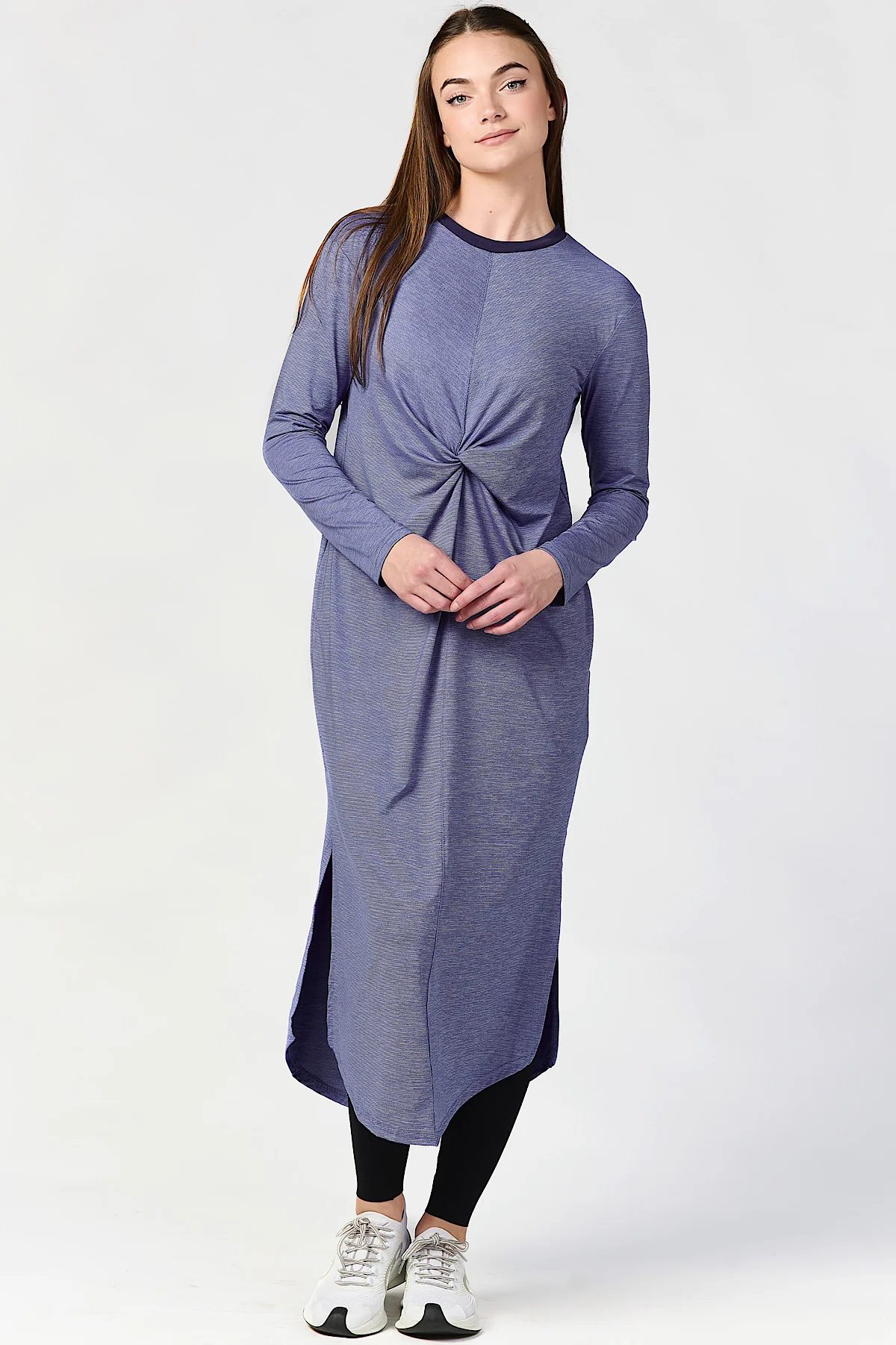 Fahsasaxiong Dress - Denim Blue