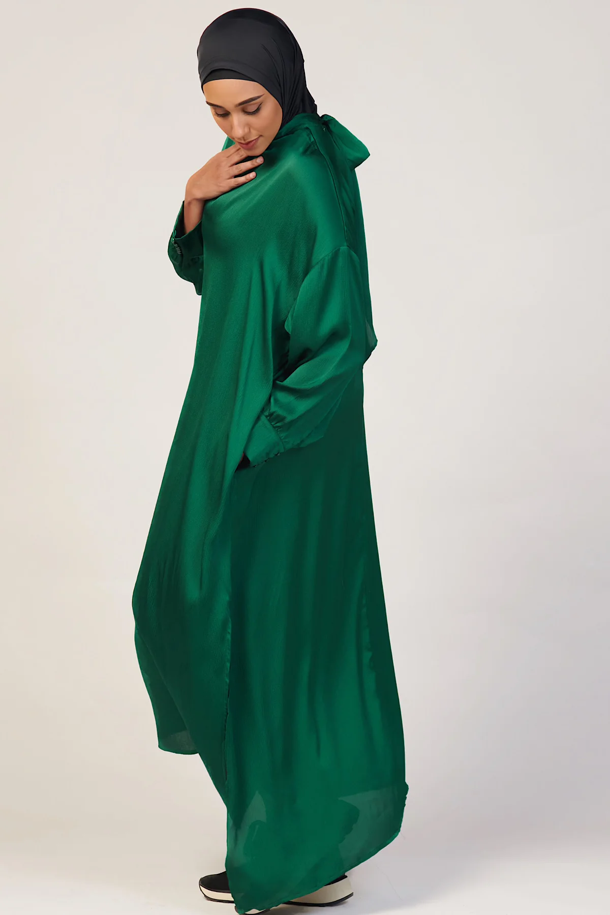 Fahsasaxiong Maxi Dress - Emerald