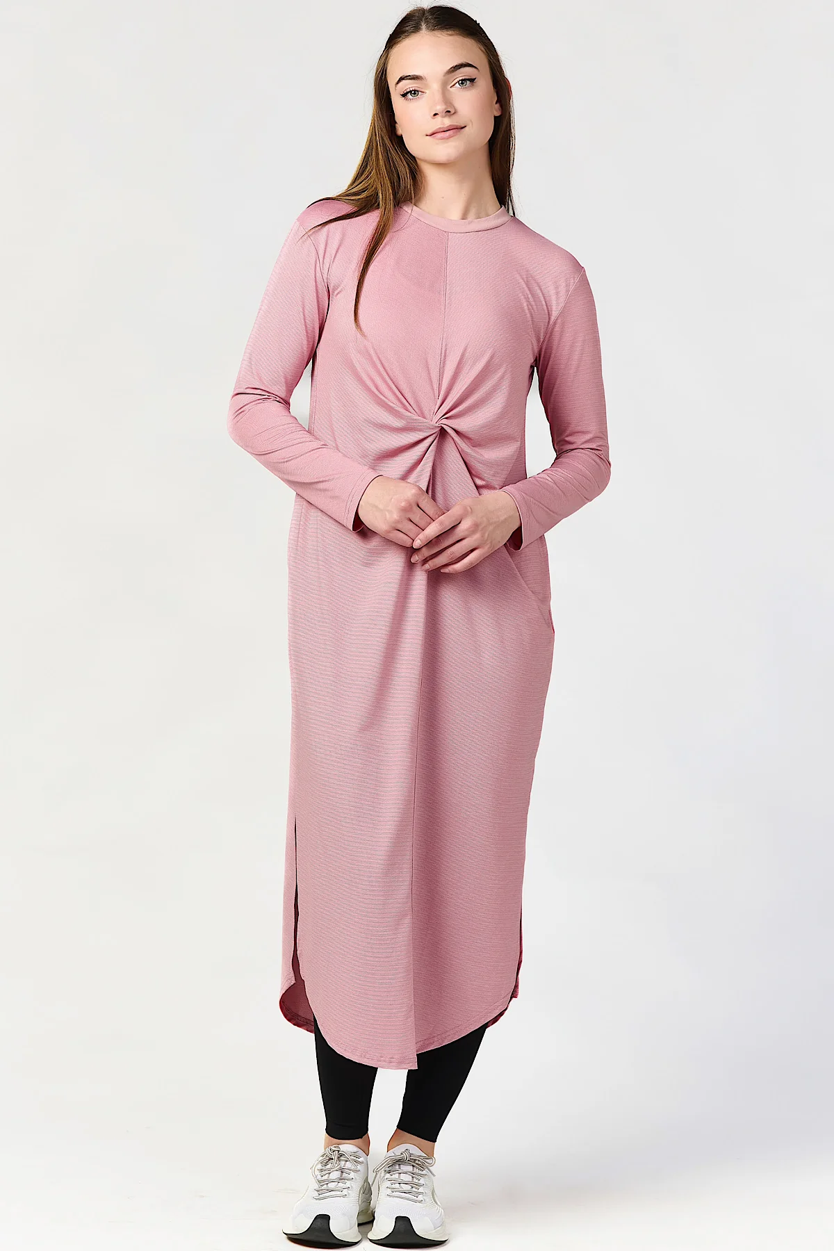 Fahsasaxiong Dress - Rose Pink