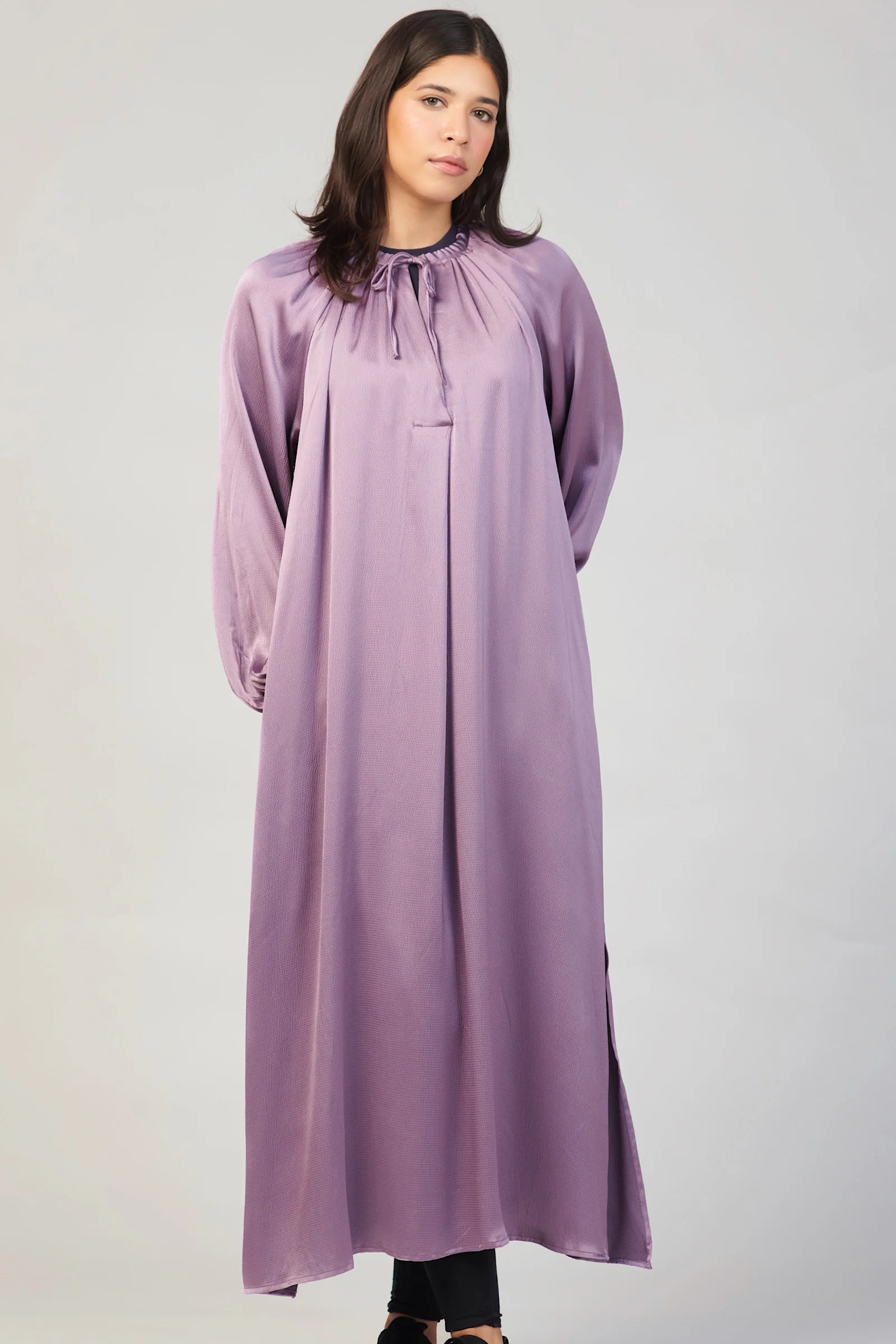 Fahsasaxiong Violet Dress