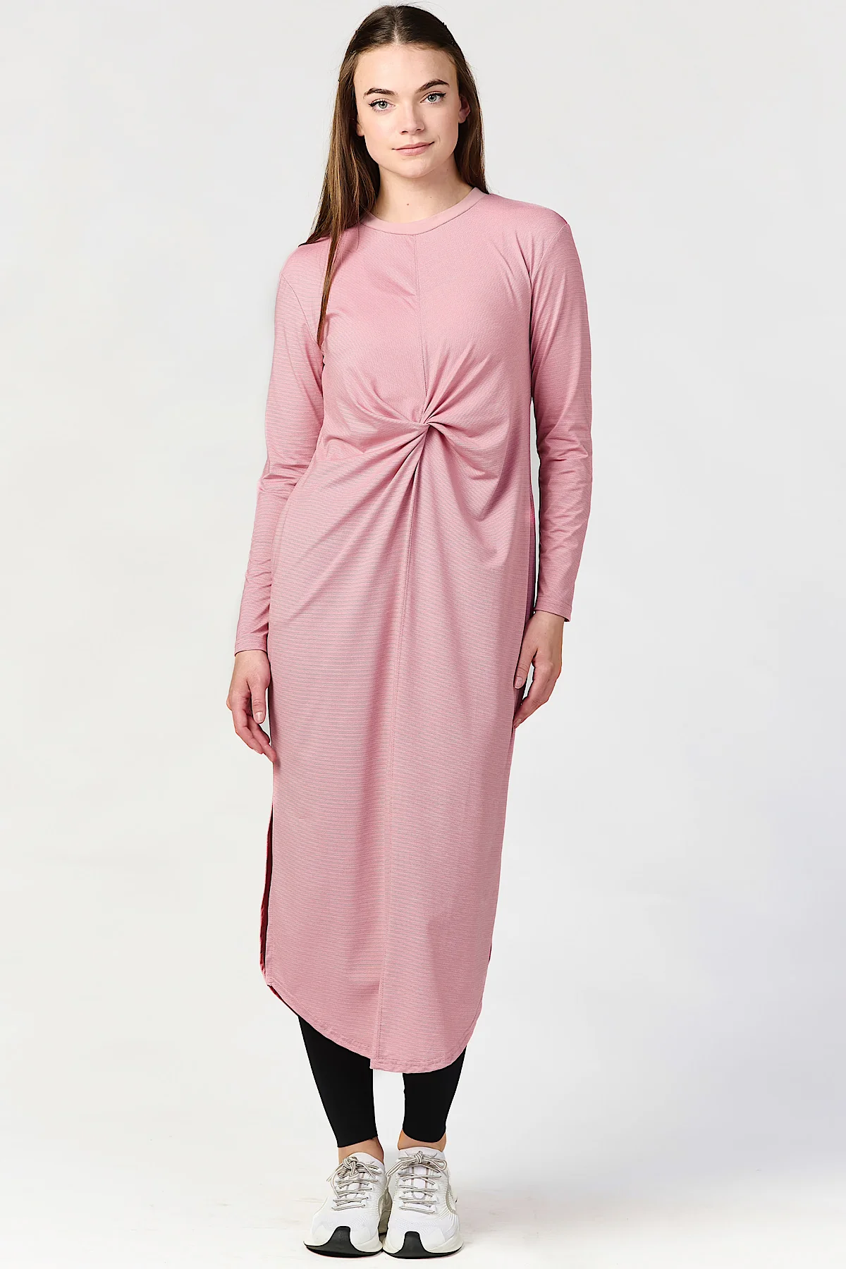 Fahsasaxiong Dress - Rose Pink
