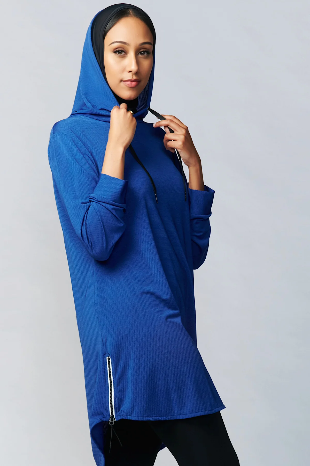 Hooded Fit - Blue